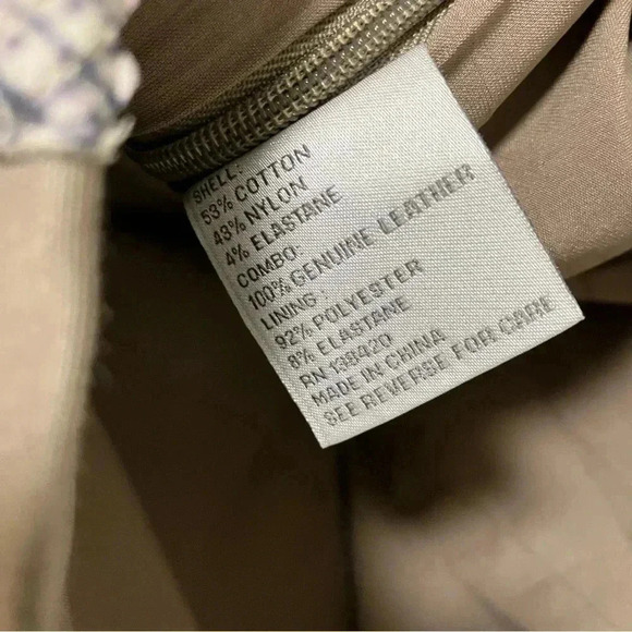 NWT  Carlisle python leather taupe blouse top - Picture 5 of 9